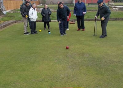Mencap Doncaster Crown green bowling at Armthorpe BC